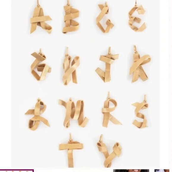 Sold NWOT “V” Clare V Ribbon Charm - Picture 3 of 9